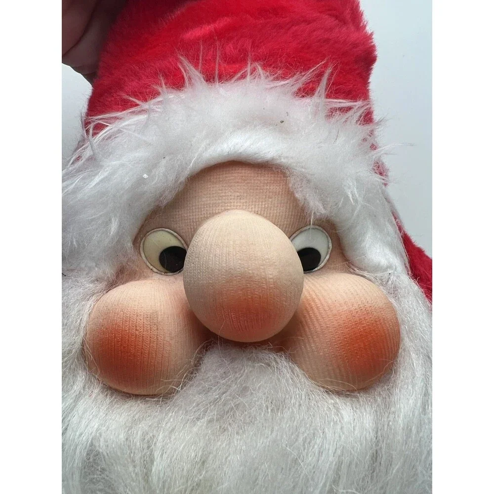 Vintage Plush Rennoc Santakins Santa Claus Doll Plush 15